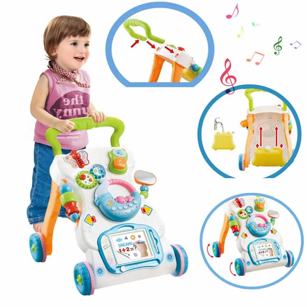 Kidlove Upgraded Baby Walker Multi-function Anti-rollover Adjustable Height Walker
Kidlove Upgraded Baby Walker Multi-function Anti-rollover Adjustable Height Walker