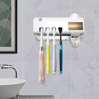 Sterilization induction sterilizer automatic toothpaste squeezing device intelligent ultraviolet toothbrush disinfection rack
Sterilization induction sterilizer automatic toothpaste squeezing device intelligent ultraviolet toothbrush disinfection rack
