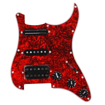 Hricane Electric Guitar 3-ply Double Track Surfing Loaded Prewired Pickguard Guard Plate with SSH Pickup for Electric Guitar
Hricane Electric Guitar 3-ply Double Track Surfing Loaded Prewired Pickguard Guard Plate with SSH Pickup for Electric Guitar