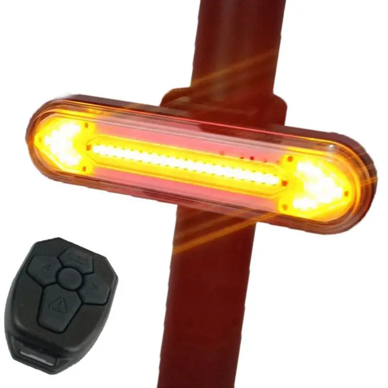 USB Rechargeable Wireless Remote Control LED Bicycle Rear Light Mountain Bike Tail Turn Signal Warning Light Bicycle Light
USB Rechargeable Wireless Remote Control LED Bicycle Rear Light Mountain Bike Tail Turn Signal Warning Light Bicycle Light