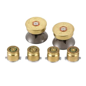 4x Brass Bullet Buttons ABXY Mod Kit + 2 Thumbsticks for XBOX One Controller/for Sony PS4 Controller ABXY Mod Kit
4x Brass Bullet Buttons ABXY Mod Kit + 2 Thumbsticks for XBOX One Controller/for Sony PS4 Controller ABXY Mod Kit