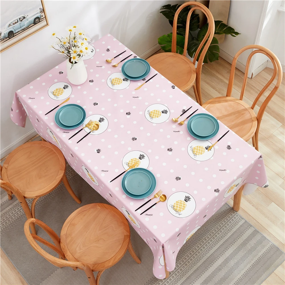 Pink Pineapple Silicone Rectangular Tablecloths for Table Cloth Waterproof Oilcloth Decor Cover Anti-stain PVC Tablecloth
Pink Pineapple Silicone Rectangular Tablecloths for Table Cloth Waterproof Oilcloth Decor Cover Anti-stain PVC Tablecloth