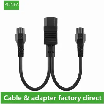 Y Type Splitter Power Cord IEC320 C14 Plug 3-Prong Male Power Cable Cord AC Power Adapter to C5 +C5 Female 0.3M/30CM
Y Type Splitter Power Cord IEC320 C14 Plug 3-Prong Male Power Cable Cord AC Power Adapter to C5 +C5 Female 0.3M/30CM