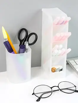 Multi-lattice Oblique Pen Holder Simple Transparent Desk Organizer Student 4 Grid Desktop Storage Rack Office School Stationery
Multi-lattice Oblique Pen Holder Simple Transparent Desk Organizer Student 4 Grid Desktop Storage Rack Office School Stationery