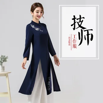 Hight Quality Women Workwear Sets Female Sauna foot bath Uniforms Beauty Clothing Beautician Clothes SPA Uniform F653
Hight Quality Women Workwear Sets Female Sauna foot bath Uniforms Beauty Clothing Beautician Clothes SPA Uniform F653