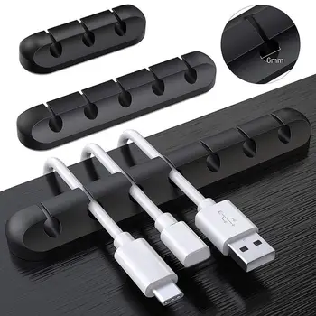 Silicone Cable Organizer USB Charging Data Cable Winder Flexible Cord Management Clips Cable Holder For Mouse Wired Earphone
Silicone Cable Organizer USB Charging Data Cable Winder Flexible Cord Management Clips Cable Holder For Mouse Wired Earphone