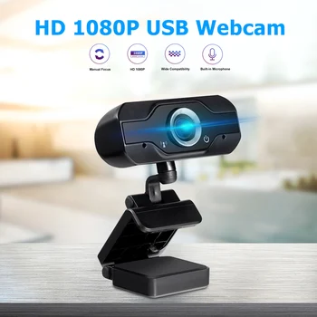 2MP Full HD 1080P Webcam with Built-in Microphone 30 FPS USB Web Camera for PC TV Video Conference Live Streaming w/ 1.5m Cable
2MP Full HD 1080P Webcam with Built-in Microphone 30 FPS USB Web Camera for PC TV Video Conference Live Streaming w/ 1.5m Cable