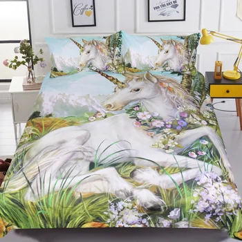 BEST.WENSD Unicorn comforter set Super soft 3 piece duvet set bedings 100% Bamboo Fiber bedding comforter set girl Unicorn bed
BEST.WENSD Unicorn comforter set Super soft 3 piece duvet set bedings 100% Bamboo Fiber bedding comforter set girl Unicorn bed