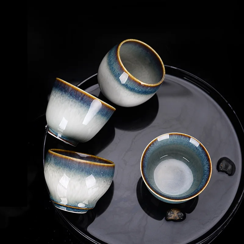 Чайная чашка для запекания в печи Temmoku глазурованная матовая Siyao Change Master чайная