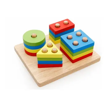 Attractive Educational Montessori Toys Learning Wooden Pole Geometry Shape Intelligence Interesting Math Toys For Children Kids
Attractive Educational Montessori Toys Learning Wooden Pole Geometry Shape Intelligence Interesting Math Toys For Children Kids