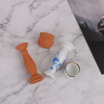 1 set 1/12 Dollhouse Miniature Accessory Ceramic Roman Column Flowerpot Simulation Flower Pot Model Toys for Doll House Decor
1 set 1/12 Dollhouse Miniature Accessory Ceramic Roman Column Flowerpot Simulation Flower Pot Model Toys for Doll House Decor