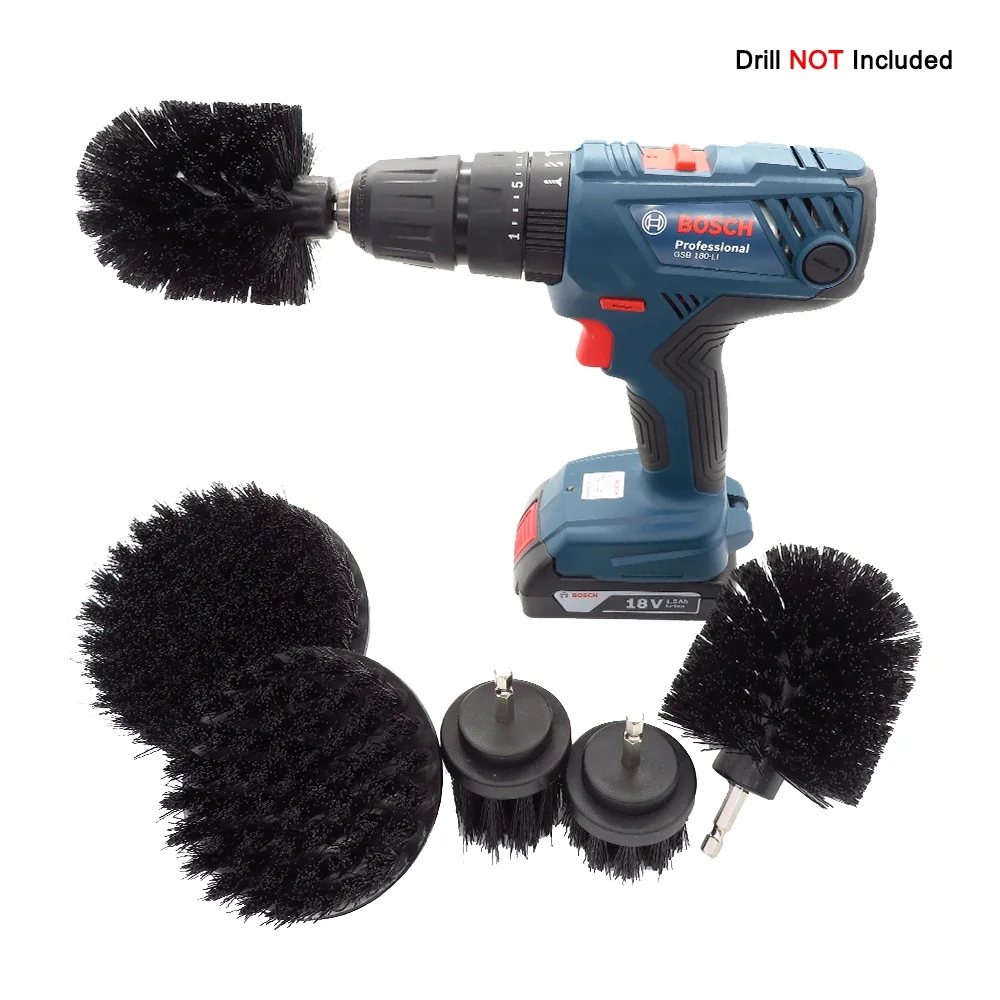 Free shipping 6pcs set Drill Brush Attachment Set Scrubber Brush Scouring and Scrub Pads Cleaner
Free shipping 6pcs set Drill Brush Attachment Set Scrubber Brush Scouring and Scrub Pads Cleaner