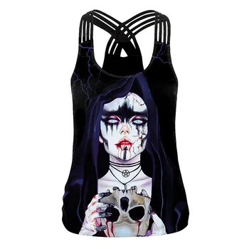Halloween Printed Heat-European And American-Style Vest Women's Halloween Party Costume Vest Wb104-001
Halloween Printed Heat-European And American-Style Vest Women's Halloween Party Costume Vest Wb104-001