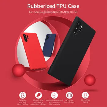 Nillkin Solid Color Rubber Wrapped Protective Case Cover Soft For Samsung Galaxy Note 10 Plus/Note 10+ 5G TPU Plain Genuine New
Nillkin Solid Color Rubber Wrapped Protective Case Cover Soft For Samsung Galaxy Note 10 Plus/Note 10+ 5G TPU Plain Genuine New