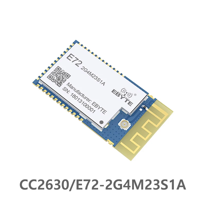 E72-2G4M23S1A CC2630 ZigBee 6LoWPAN SMD wireless RF module 2.4GHz ultra low power 23dBm Wireless Transmitter Receiver module
E72-2G4M23S1A CC2630 ZigBee 6LoWPAN SMD wireless RF module 2.4GHz ultra low power 23dBm Wireless Transmitter Receiver module