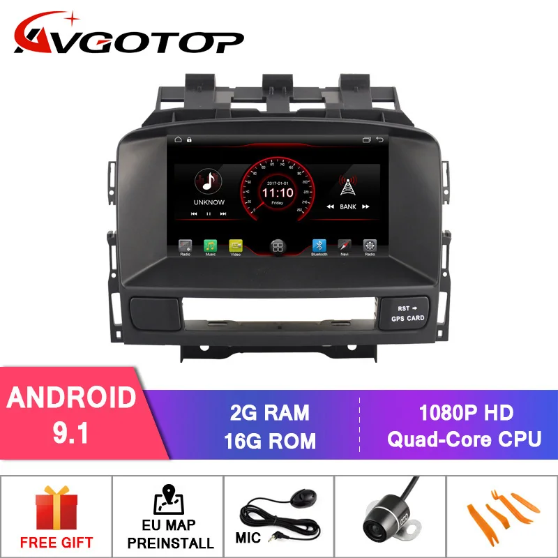 AVGOTOP Android 9 WINCE Bluetooth GPS Car Radio DVD Player for OPEL ASTRA J Vehicle Multimedia
AVGOTOP Android 9 WINCE Bluetooth GPS Car Radio DVD Player for OPEL ASTRA J Vehicle Multimedia