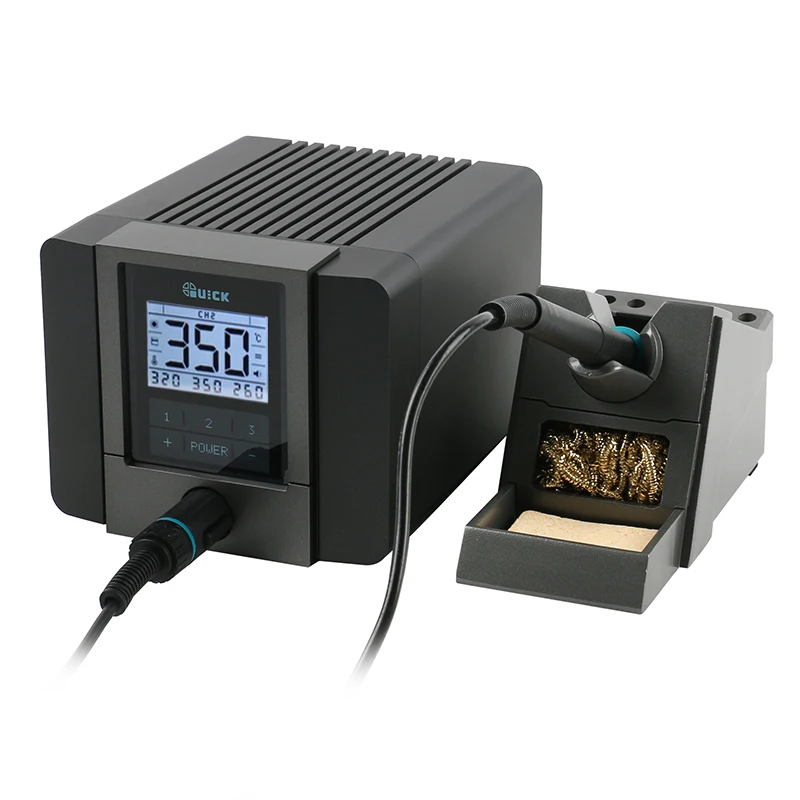 Original QUICK TS1200A High Power ESD LED Display Lead Free Soldering Station Sleep Function 120W 110V 220V For Speed Repair Phone Motherboard PCB IC CPU Soldering Repair
Original QUICK TS1200A High Power ESD LED Display Lead Free Soldering Station Sleep Function 120W 110V 220V For Speed Repair Phone Motherboard PCB IC CPU Soldering Repair