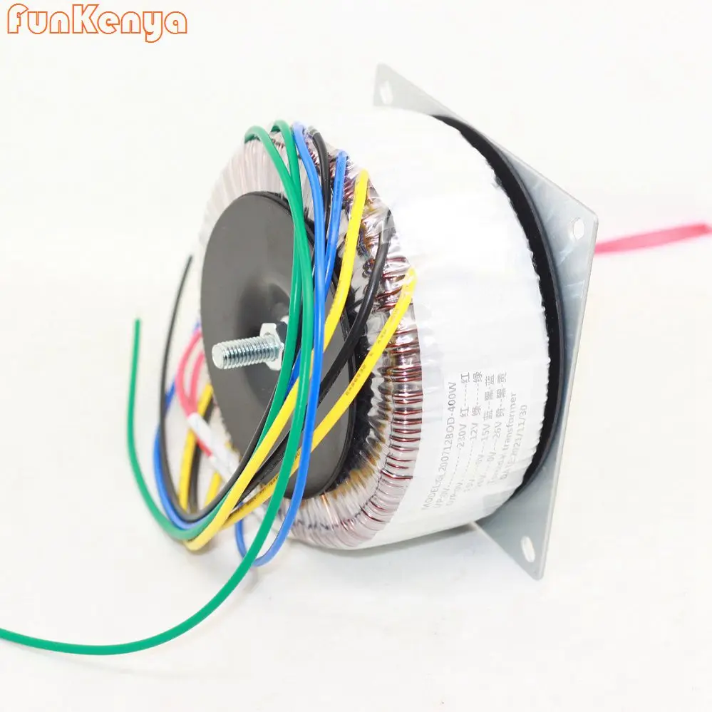 400VA Toroidal Transformer Audio Power Amplifier Transformer Dual 26V Dual 15V Single 12V Input 230V 400W
400VA Toroidal Transformer Audio Power Amplifier Transformer Dual 26V Dual 15V Single 12V Input 230V 400W