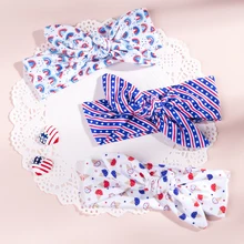 Blue Headband for Baby Girls Independence Day Hair Accessories July Fourth Star Print Turban Children Bowknot Headwrap Hairband
Blue Headband for Baby Girls Independence Day Hair Accessories July Fourth Star Print Turban Children Bowknot Headwrap Hairband