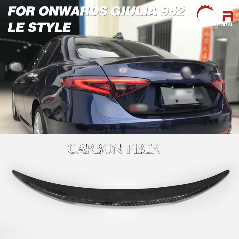 Carbon Fiber Wing Lip For Giulia 952 2017+ LE Style Rear Spoiler Body Kit Tuning Trim For ALFA ROMEO GIULIA 952 Racing Part
Carbon Fiber Wing Lip For Giulia 952 2017+ LE Style Rear Spoiler Body Kit Tuning Trim For ALFA ROMEO GIULIA 952 Racing Part