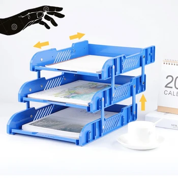 Adjustable 3 Layers PS Desk A4 Document File-Tray Rack File Shelf Frame Paper file Organizer Home Magazine Tray Office Supplies
Adjustable 3 Layers PS Desk A4 Document File-Tray Rack File Shelf Frame Paper file Organizer Home Magazine Tray Office Supplies