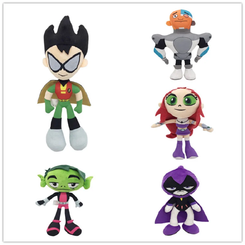 2020 New Cartoon Soft Raven Robin Beast Boy Plush Stuffed Doll Toy Movie Tee Titans Go Plush Toy Christmas Gifts For Children 
2020 New Cartoon Soft Raven Robin Beast Boy Plush Stuffed Doll Toy Movie Tee Titans Go Plush Toy Christmas Gifts For Children