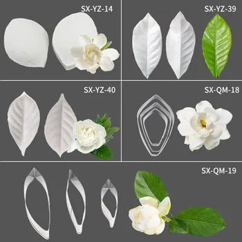 Gardenia Fondant Silicone Moulds Leaves Petal Clamp Silicone Molding Silicone 3d Mould Baking Cake Tools Fondant Cutter 
Gardenia Fondant Silicone Moulds Leaves Petal Clamp Silicone Molding Silicone 3d Mould Baking Cake Tools Fondant Cutter