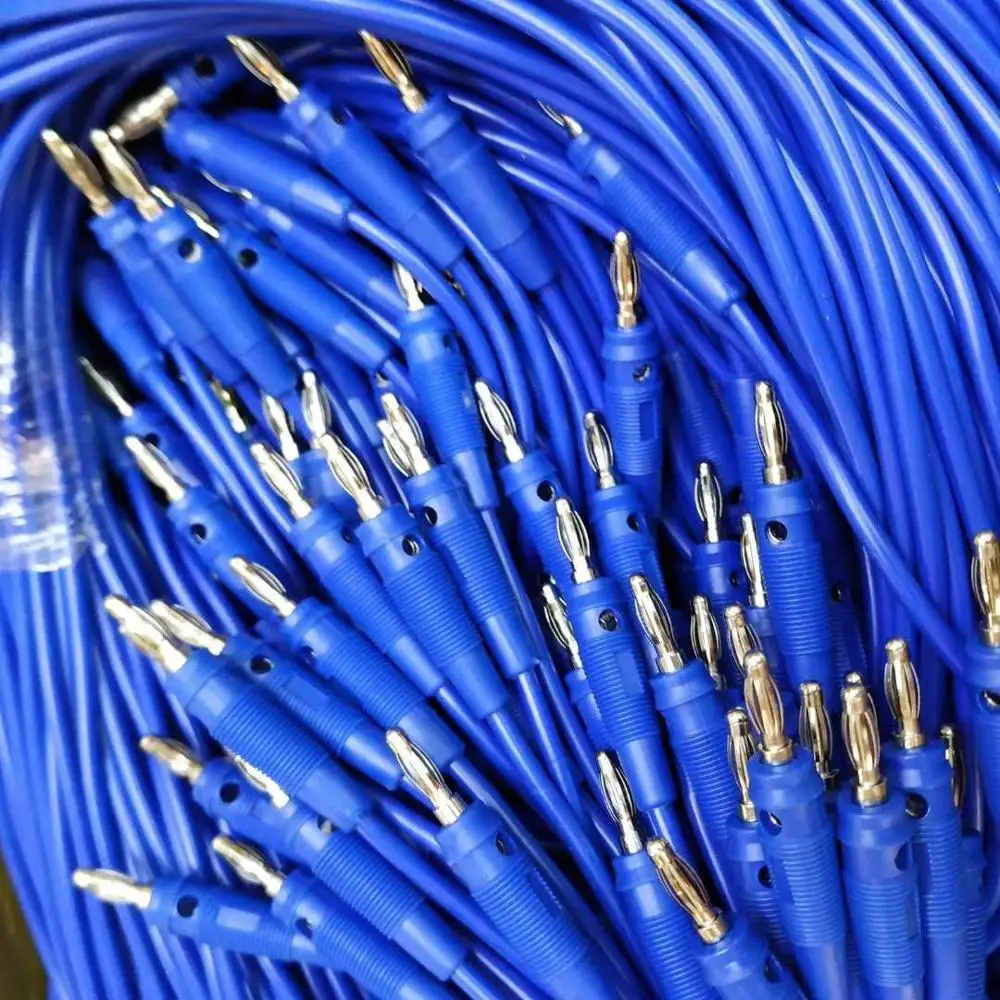 100pcs High quality Soft Silicone 4mm Banana Plug to 4mm Banana Plug Test Lead Cable Wire for Multimeter Probes
100pcs High quality Soft Silicone 4mm Banana Plug to 4mm Banana Plug Test Lead Cable Wire for Multimeter Probes
