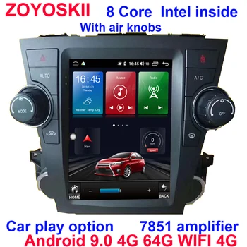 Android 9.0 os 10.4 inch vertical tesla style CAR Radio GPS bluetooth Navigation player for For toyota highlander 2009-2014
Android 9.0 os 10.4 inch vertical tesla style CAR Radio GPS bluetooth Navigation player for For toyota highlander 2009-2014