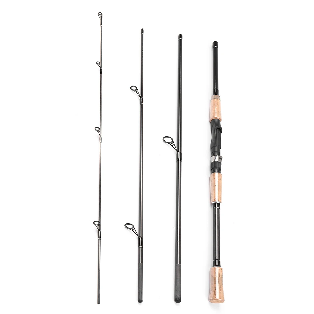 2.1m / 2.4m Fishing Rod Portable 4 Sections Spinning Casting High 99% Carbon Rods Fishing Pole For Carp Fishing
2.1m / 2.4m Fishing Rod Portable 4 Sections Spinning Casting High 99% Carbon Rods Fishing Pole For Carp Fishing