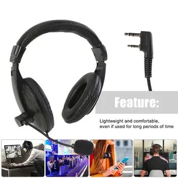 Comfortable Walkie Talkie Headset K Plug Volume Control Lightweight Widely Compatible Over Head Headphone PTT MIC Earpiece
Comfortable Walkie Talkie Headset K Plug Volume Control Lightweight Widely Compatible Over Head Headphone PTT MIC Earpiece