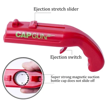 Creative Portable Beer Opener Cap Gun Bottle Opener Beer Bottles Open Capgun Drink Opening Shooter Bar Outdoor Celebration Tools
Creative Portable Beer Opener Cap Gun Bottle Opener Beer Bottles Open Capgun Drink Opening Shooter Bar Outdoor Celebration Tools