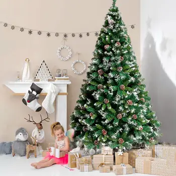 QIFU 2.1M Artificial Christmas Tree 6.8ft Christmas Tree Decoration Christmas Decor for Home 2019 Xmas Tree Happy New Year 2020 
QIFU 2.1M Artificial Christmas Tree 6.8ft Christmas Tree Decoration Christmas Decor for Home 2019 Xmas Tree Happy New Year 2020