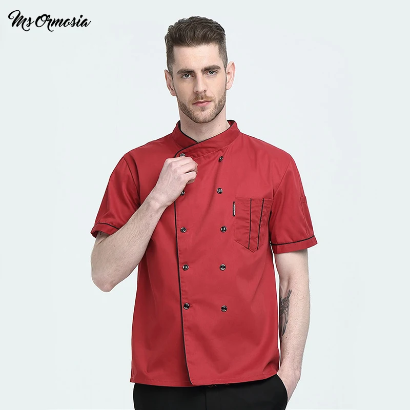 MSORMOSIA Chef Uniform Breathable Double Breasted Food Service Jacket Unisex Restaurant Hotel Pastry Cook Wear Work Wear Uniform
MSORMOSIA Chef Uniform Breathable Double Breasted Food Service Jacket Unisex Restaurant Hotel Pastry Cook Wear Work Wear Uniform