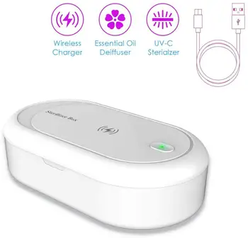 2020 UV Cell Phone Sanitizer, Multi-Function Wireless Charger UV Light Sterilizer Charging Station Box for iPhone 11,XS,XS Max
2020 UV Cell Phone Sanitizer, Multi-Function Wireless Charger UV Light Sterilizer Charging Station Box for iPhone 11,XS,XS Max