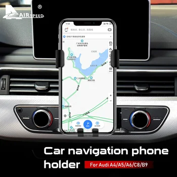 AIRSPEED for AUDI A4 B9 A5 A6 C8 Accessories Car Phone Holder Navigation Bracket Car GPS 360 Degrees Rotation Gravity Auto Stand
AIRSPEED for AUDI A4 B9 A5 A6 C8 Accessories Car Phone Holder Navigation Bracket Car GPS 360 Degrees Rotation Gravity Auto Stand