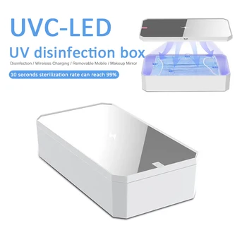 4 In 1 Portable Smart Phone Disinfection UVC Lamp Mobile Phone 15W USB Fast Charging Key Jewelry Sterilization Box
4 In 1 Portable Smart Phone Disinfection UVC Lamp Mobile Phone 15W USB Fast Charging Key Jewelry Sterilization Box