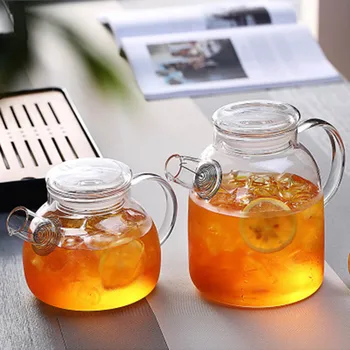 1000ml/1600ml Glass Kettle Water Jug Heat Resistant Teapots with Transparent Lid Home Office WXV Sale
1000ml/1600ml Glass Kettle Water Jug Heat Resistant Teapots with Transparent Lid Home Office WXV Sale