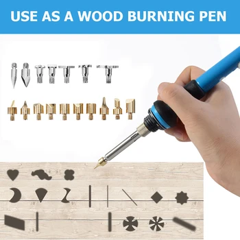 60W/80W Electric soldering iron Carving Pyrography Tools Adjustable Temperature Carving Pyrography Embossing Soldering Pen
60W/80W Electric soldering iron Carving Pyrography Tools Adjustable Temperature Carving Pyrography Embossing Soldering Pen