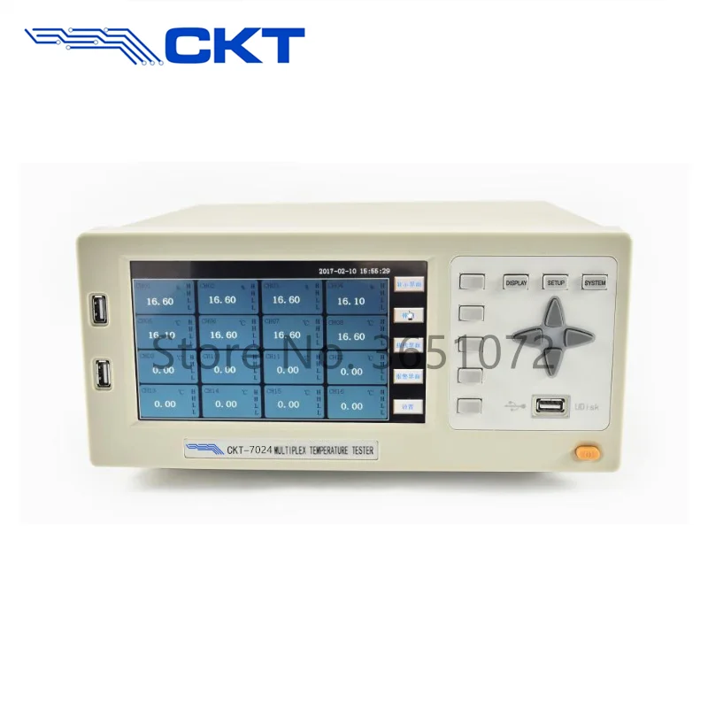 CKT-7024 Multiplex Temperature Tester with Function of Temperature and Humidity
CKT-7024 Multiplex Temperature Tester with Function of Temperature and Humidity
