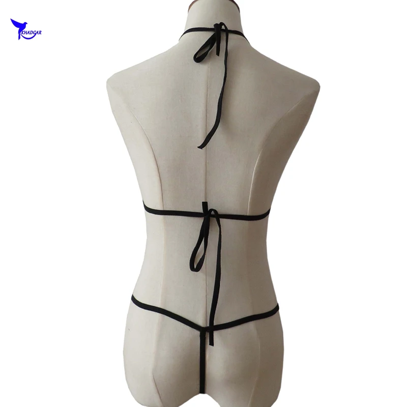 Open Crotch Women Extreme Sexy G-string Micro Bikini Transparent Erotic Lingerie Swimwear Set Sunbathing Beach Wear Bathing Suit
Open Crotch Women Extreme Sexy G-string Micro Bikini Transparent Erotic Lingerie Swimwear Set Sunbathing Beach Wear Bathing Suit