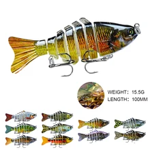 10cm 15.2g Sinking Wobblers 7 Segment Fishing Lures Artificial Multi Jointed Hard Bait Swimbait Tackle Fishing Accessories New
10cm 15.2g Sinking Wobblers 7 Segment Fishing Lures Artificial Multi Jointed Hard Bait Swimbait Tackle Fishing Accessories New