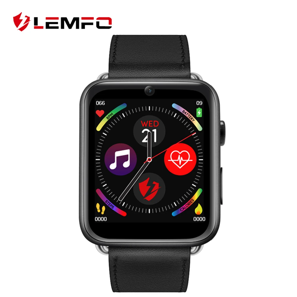 

LEMFO LEM10 4G Smart Watch Phone Android 7.1 3G RAM 32G ROM 1.88 inch Big Screen LTE 4G Sim Camera GPS WIFI Heart Rate Men Women