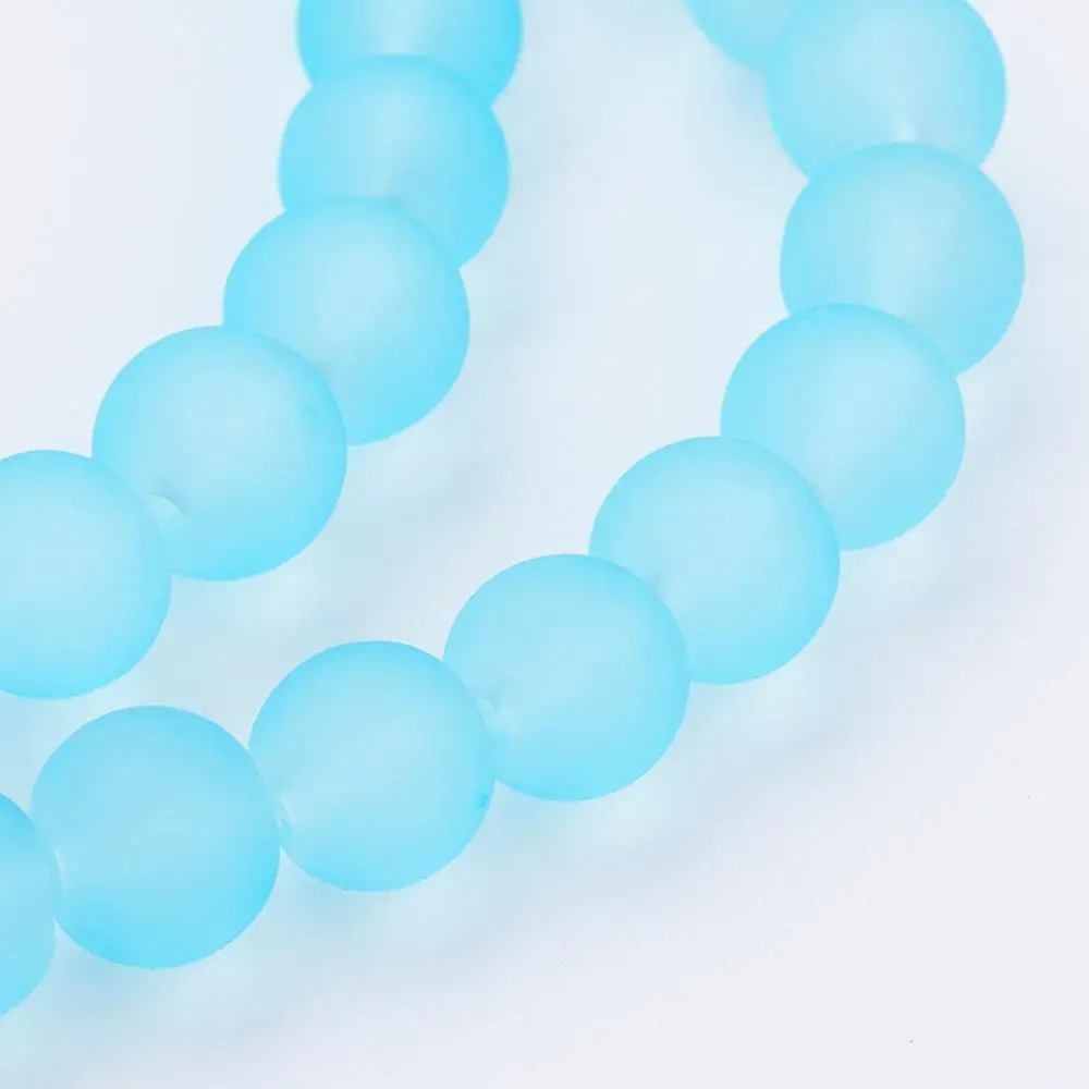 Transparent , Frosted, Round, Blue Glass beads It can be matched with hooks, jumprings, and pins to be necklaces, bracelets.
Transparent , Frosted, Round, Blue Glass beads It can be matched with hooks, jumprings, and pins to be necklaces, bracelets.