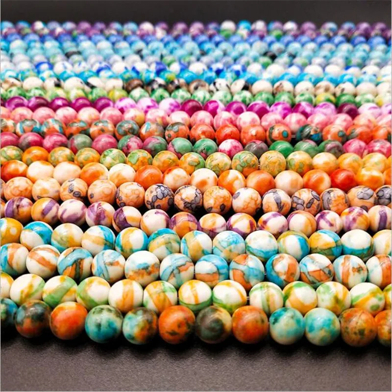 Wholesale 4-12MM Natural Fuchsia Rain Colorful Stone Round Beads for Jewelry Making Diy Bracelet Necklace Accessories Wholesale
Wholesale 4-12MM Natural Fuchsia Rain Colorful Stone Round Beads for Jewelry Making Diy Bracelet Necklace Accessories Wholesale