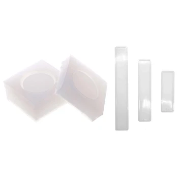 Set Of 3 Silicone Bookmark Mold for Jewelry Craft Making Diy Bookmark & 1Set DIY Round Silicone Storage Box Mold Mould Jewelry C
Set Of 3 Silicone Bookmark Mold for Jewelry Craft Making Diy Bookmark & 1Set DIY Round Silicone Storage Box Mold Mould Jewelry C