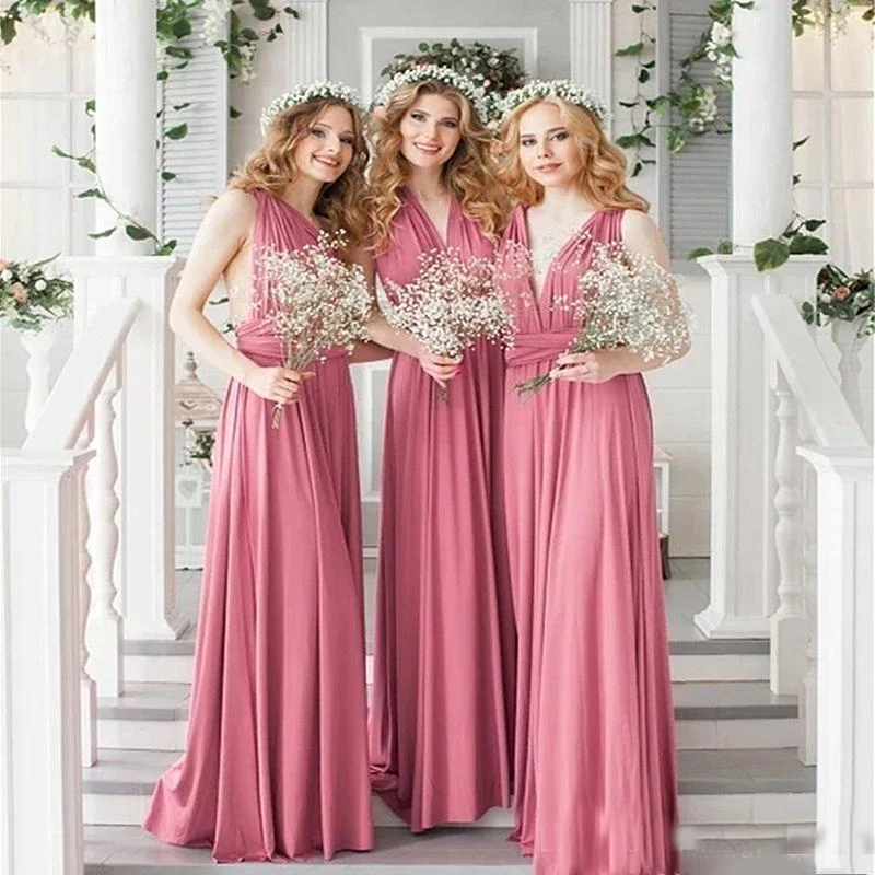 new-many-colors-formal-dress-sexy-sleeveless-backless-criss-cross-straps-convertible-wedding-dresses-bridesmaid-dress-ball-gown