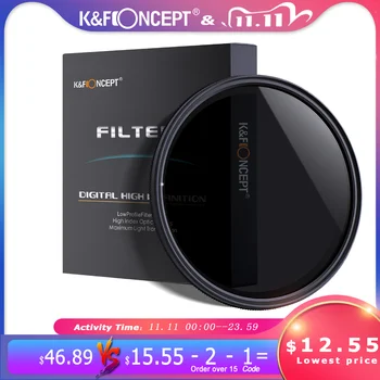 K&F Concept ND2 To ND400 40.5mm Slim Fader Variable Adjustable ND Neutral Density Lens Filter cleaning cloth free shipping
K&F Concept ND2 To ND400 40.5mm Slim Fader Variable Adjustable ND Neutral Density Lens Filter cleaning cloth free shipping