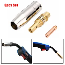 3pcs/set Welding Nozzles 15AK 1.0mm Contact Tip With Holder CO2 MIG Welding Torch Air Cooled MB Welding Tools Accessories
3pcs/set Welding Nozzles 15AK 1.0mm Contact Tip With Holder CO2 MIG Welding Torch Air Cooled MB Welding Tools Accessories