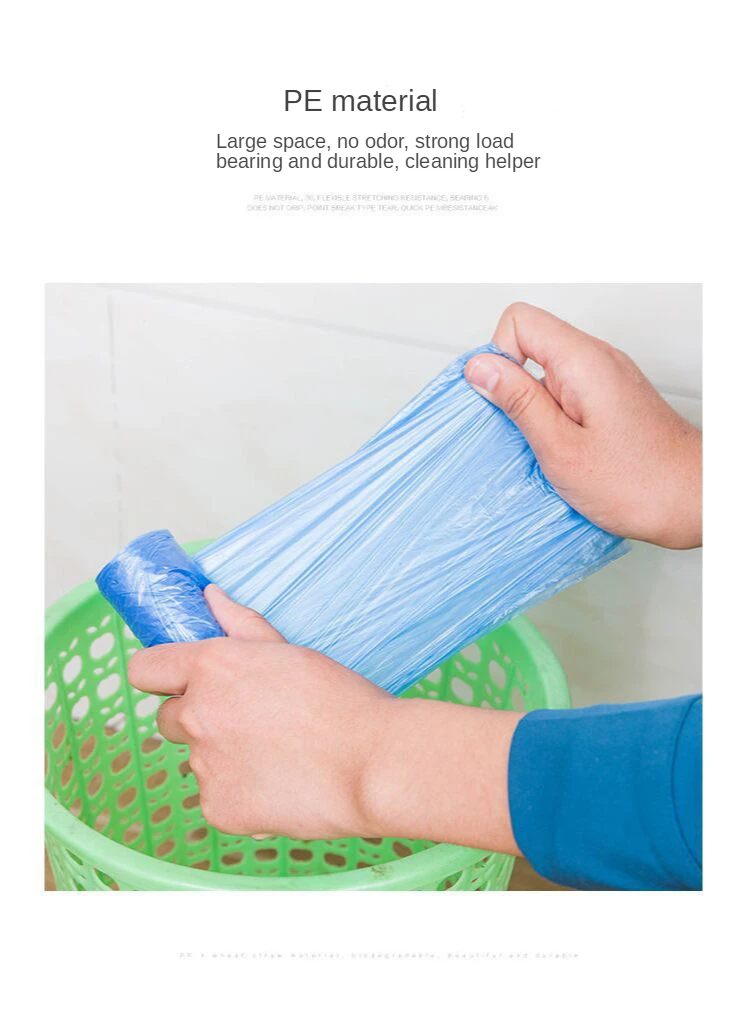 Generic 100pcs Big Garbage Bag Zero Waste Trash Can Sorting For Kitchen Gadgets Biodegradable